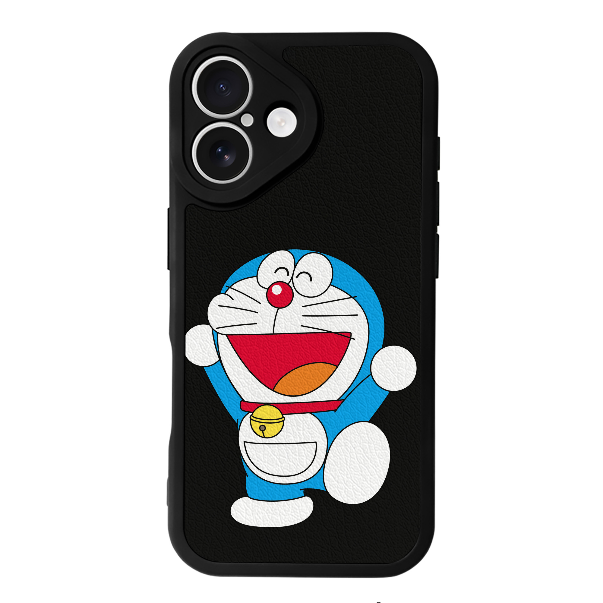 （画像用） ドラえもん Doraemon 【iPhone 16シリーズ対応】シリコンスマホケース（レザー調） 材質：シリコン